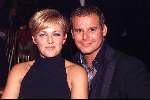 AMSTERDAM 12 OKTOBER 2001
UITREIKING VAN DE TELEVIZIERRING IN THE HEINEKEN MUSIC HALL. 
Caroline Tensen en Leco v Zadelhoff