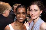 SCHEVENINGEN 21 OKTOBER 2001
PREMIERE van AIDA in het circustheater.
Chaira Borderslee en Pia Douwes