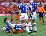 Amsterdam 21 Juni 2000
Europees Kampioenschap Voetbal 2000
Nederland-Frankrijk
Dennis Bergkamp  Overtreding