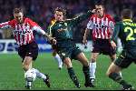 Eindhoven, 24 oktober 2001
5e wedstrijd van PSV in de championsleague tussen PSV-FC Nantes, eindstand
Dennis Rommedahl