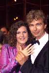 AMSTERDAM 12 OKTOBER 2001
UITREIKING VAN DE TELEVIZIERRING IN THE HEINEKEN MUSIC HALL. 
Karin de Groot en Derk  Bolt