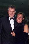 AMSTERDAM 12 OKTOBER 2001
UITREIKING VAN DE TELEVIZIERRING IN THE HEINEKEN MUSIC HALL. 
Dirk Scheringa met vrouw