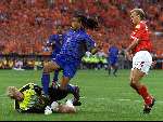 Amsterdam 16 Juni 2000
Europees Kampioenschap Voetbal 2000
Nederland-Denemarken
Edgar Davids  Peter Schmeichel
