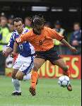 Rotterdam, 25 juni 2000   Euro 2000
Nederland-Yougoslavie, eindstand
Edgar Davids  Ljubinko Drulovic (17)
