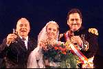 Amsterdam 25 oktober 2001
Premiere va n de musical GRACE.
v.l.n.r. Rob v d Meeberg , Joke de Kruijf, Ernst Daniel Smid