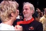 SCHEVENINGEN 21 OKTOBER 2001
PREMIERE van AIDA in het circustheater.
Frans v Deursen en Bastiaan Ragas