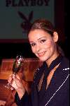 Amsterdam 15 oktober 2001
Froukje de Both  bij presentatie van playmate van december 2001