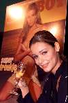 Amsterdam 15 oktober 2001
Froukje de Both  bij presentatie van playmate van december 2001