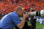 Rotterdam, 16 juni 2000
Nederland-Denemarken
Europees Kampioenschap Voetbal 2001
Jaap Stam als fotograaf