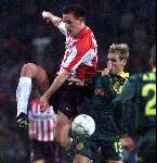 Eindhoven, 24 oktober 2001
5e wedstrijd van PSV in de championsleague tussen PSV-FC Nantes, eindstand 0-0
Jan Vennegoor of Hesselink