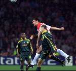 Eindhoven, 24 oktober 2001
5e wedstrijd van PSV in de championsleague tussen PSV-FC Nantes, eindstand 0-0
Jan Vennegoor of Hesselink koppend