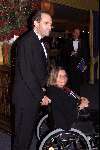 Amsterdam 25 Oktober 2001
Premiere van de musical GRACE
Job Cohen met vrouw in rolstoel