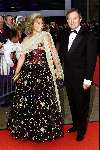 Scheveningen 21 Oktober 2001 Premiere Aida in het circustheater
John wentink met vrouw