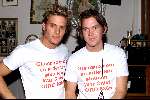 AMSTERDAM 11 OKTOBER 2001
Diner voor War Child in restaurant de Ondeugd.
Winston Post en Johnny de Mol