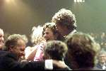 Amsterdam 12 Oktober 2001
Uitreiking van de Televizierring in de Heineken Music Hall.
Winnaar spoorloos, Karin de Groot en Derk Bolt