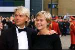 Scheveningen21 oktober 2001 
Antonie Kamerling en Liesbeth Kamerling
