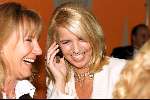 Amsterdam 12 Oktober 2001
Uitreiking van de Televizierring in de Heineken Music Hall.
Linda de Mol met GSM