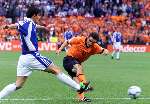 Rotterdam, 25 juni 2000   Euro 2000
Europees Kampioenschap voetbal 2000
Nederland-Yougoslavie
Marc Overmars