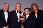 Amsterdam 29 Oktober 2001
 Parel van Nederland verkiezing.  Michael v Praag , Andre v Duin , Majoor Boshardt en Andrea Visser