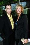 Amsterdam 12 Oktober 2001
Uitreiking van de Televizierring in de Heineken Music Hall.. 
Micky Hogendijk met  Jeroen Biegstraaten