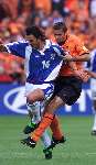 Rotterdam, 25 juni 2000   Euro 2000
Europees Kampioenschap voetbal 2000
Nederland-Yougoslavie
Phillip cocu en Dejan Govedarica