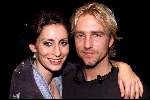 SCHEVENINGEN 21 OKTOBER 2001
PREMIERE van AIDA in het circustheater.
Pia Douwes met vriend