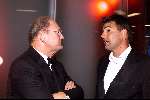 Amsterdam 12 Oktober 2001
Uitreiking Televizierring in de Heineken Music 
Joop v d Ende en Reinout Oerlemans