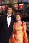 Amsterdam 1 oktober 2001
Premiere Discovery of Heaven in Pathe Arena.  
Rick v d Ploeg met vrouw