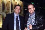 AMSTERDAM 1 OKTOBER 2001
Premiere Discovery of heaven in de pathe Arena
Ruud Bakker met een vriend