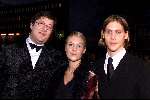 AMSTERDAM 1 OKTOBER 2001
 Premiere Discovery of heaven in de pathe Arena
 v.l.n.r. Stephen Fry  en Greg Wise