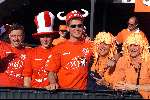 Rotterdam, 16 juni 2000
Nederland-Denemarken, eindstand
Deense en Nederlandse supporters broederlijk bijeen