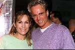 AMSTERDAM 11 OKTOBER 2001
Diner voor War Child in restaurant de Ondeugd.
Tanja Jess met fan