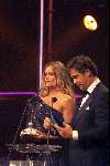 Amsterdam 12 Oktober 2001
Uitreiking Televizierring in de Heineken Music 
Inge de Bruijn en Rolf Wouters