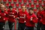 Eindhoven 29 oktober 2002
Laatste training psv voor champions L. tegen auxere
Arjan Robben  Jan Heintze