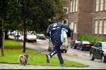 Amsterdam 5 oktober 2002
Bryan Roy met hond