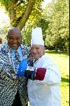 Breda 30 september 2002
George Foreman  met Cas Spijkers