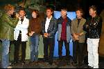 Kaatsheuvel 2 September 2002
Uitreiking CD van BZN
Op de foto v.l.n.r.:
Dick Plat, Jack Veerman, Dick v d Horst, Jan Keizer, Jan Tuijp en Carola Smit
Edwin diergaarden met microfoon