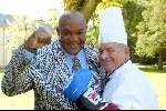 Breda 30 september 2002
George Foreman  met Cas Spijkers