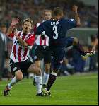 Eindhoven, 25 september 2002
PSV- Asenal FC , tweede wedstrijd in de championsleague
Eindstand 0-3
Johann Vogel