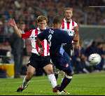 Eindhoven, 25 september 2002
PSV- Asenal FC , tweede wedstrijd in de championsleague
Eindstand
Johann vogel contra Ashley cole