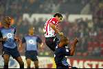 Eindhoven, 25 september 2002
PSV- Asenal FC , tweede wedstrijd in de championsleague
Eindstand 0-3
Kezman probeert doelman David Seaman te verschalken