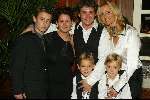 Rotterdam 5 oktober 2002
Rene Froger optreden in AHOY
Rene  en Natasja Froger met alle kinderen van rene