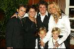 Rotterdam 5 oktober 2002
Rene Froger optreden in AHOY
Rene  en Natasja Froger met alle kinderen van rene