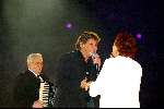 Rotterdam 5 oktober 2002
Rene Froger optreden in AHOY
Rene met Bolle Jan Froger en Mien Froger