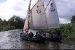 24 juli 2002 boottrip met de sloep van vinkeveen naar Amsterdam
Zeilboten Sloepenroute
