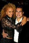 Amsterdam 6 oktober 2003
Presentatie cd Glennis Grace
Glennis Grace met vriend