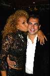Amsterdam 6 oktober 2003
Presentatie cd Glennis Grace
Glennis Grace met vriend