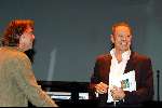 Amsterdam 22 oktober 2002
Rob de Nijs in Carre , 40 jaar artiest
Rob met Govert de Roos