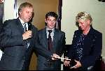 Eindhoven, 19 oktober 2002
Uitreiking van boek Jan Heintze aan Jan Reker en zijn vrouw