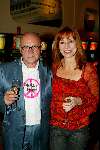 Scheveningen 30 september 2003
Serge Henri Valcke met Marianne Mudder met een glas champagne